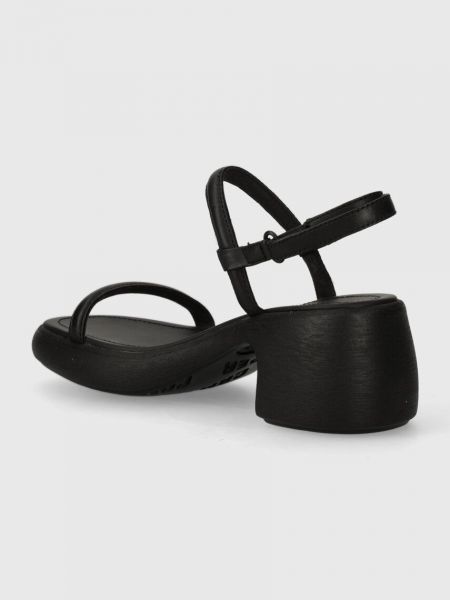 Kožené sandály Camper černé