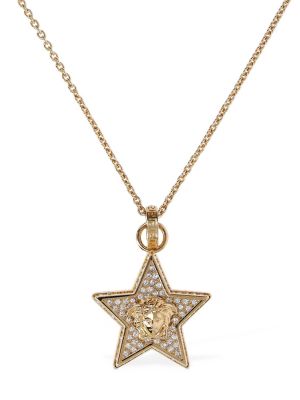 Pandantiv de cristal cu stele Versace auriu
