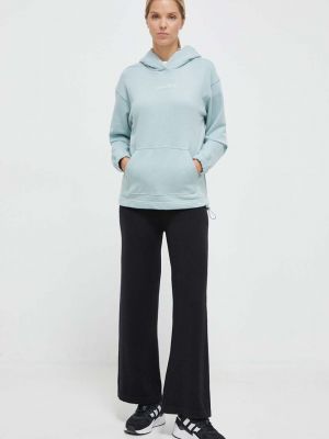 Bluza z kapturem Calvin Klein Performance niebieska