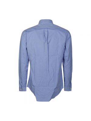 Koszula z długim rękawem na guziki slim fit Polo Ralph Lauren niebieska