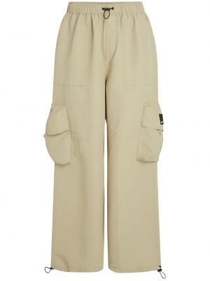 Pantaloni cargo cu croială lejeră Karl Lagerfeld Jeans bej
