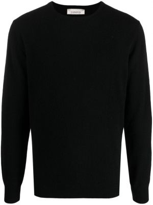 Kašmírový sveter Laneus čierna