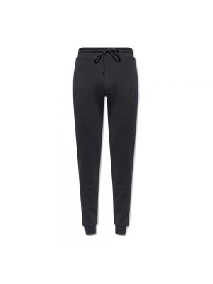 Pantaloni tuta di cotone in jersey Moncler nero