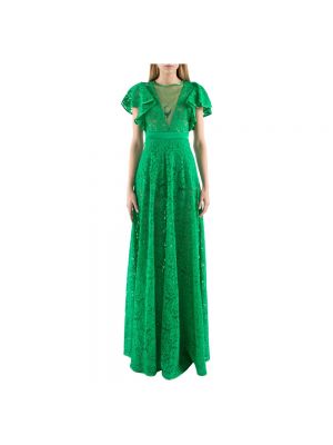 Sukienka długa Doris S zielona