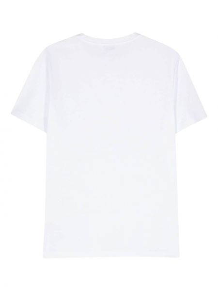 T-shirt en coton avec applique Dondup blanc