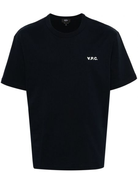 T-shirt A.p.c. blå