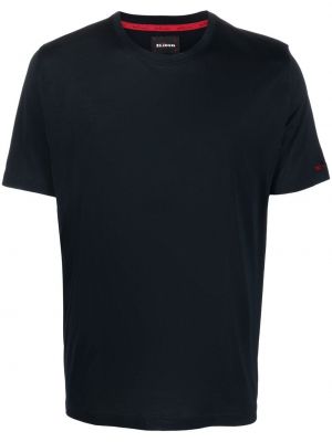 T-shirt mit stickerei Kiton blau