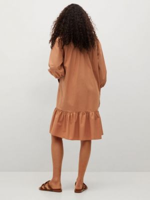 Mini haljina Mango narančasta