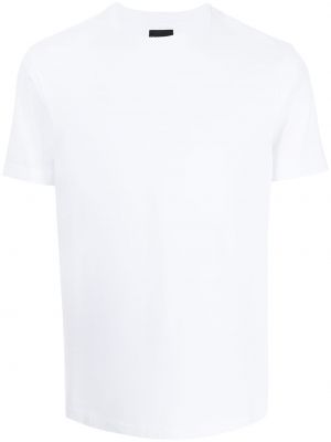Тениска с принт Emporio Armani бяло