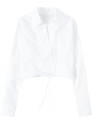 Bavlnená košeľa Closed biela