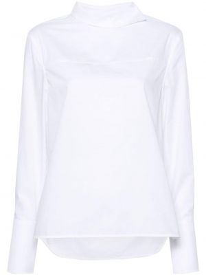 Asümmeetrilised pluus Victoria Beckham valge