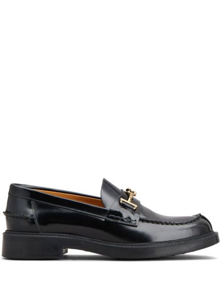 Læder loafers Tod's sort