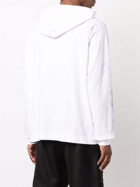 Bluza z kapturem z nadrukiem 1017 Alyx 9sm biała