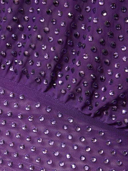 Tīkliņa maksi kleita Self-portrait violets