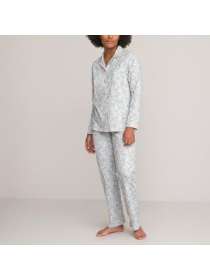 Pijama de algodón de flores con estampado Anne Weyburn