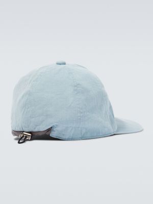 Gorra de algodón Sacai azul