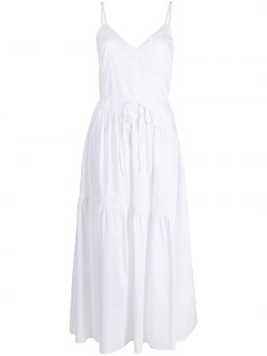 Αμάνικη μάξι φόρεμα Twinset λευκό