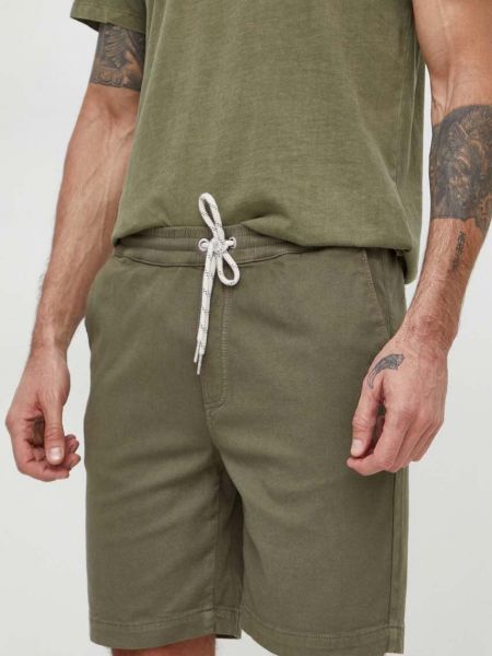 Kratke traper hlače Pepe Jeans zelena