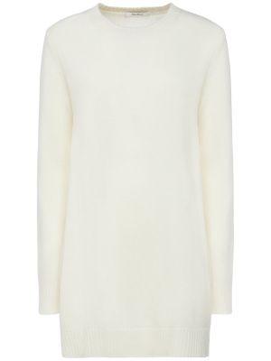 Suéter de cachemir de punto oversized Max Mara blanco