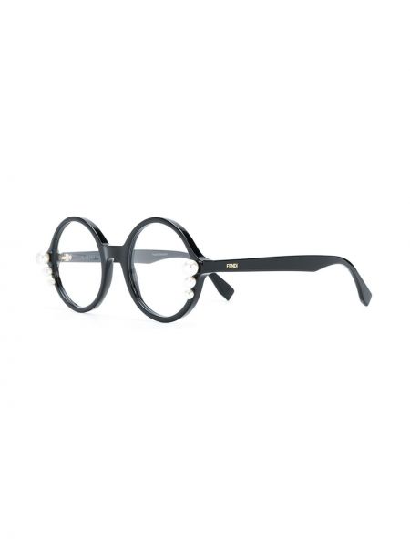 Brilles ar pērļu Fendi Eyewear melns