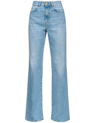 High waist straight jeans Pinko blau