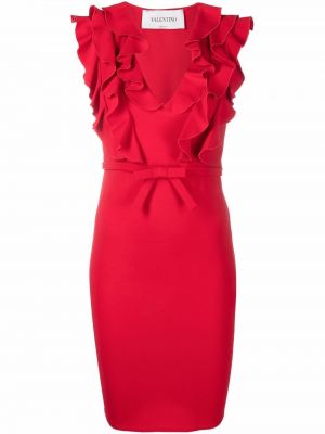 Šaty Valentino Pre-owned, červená