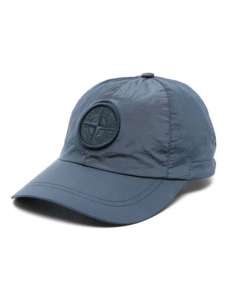 Cappello con visiera di nylon Stone Island blu