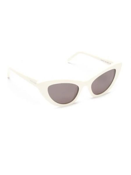 Okulary przeciwsłoneczne retro Yves Saint Laurent Vintage białe