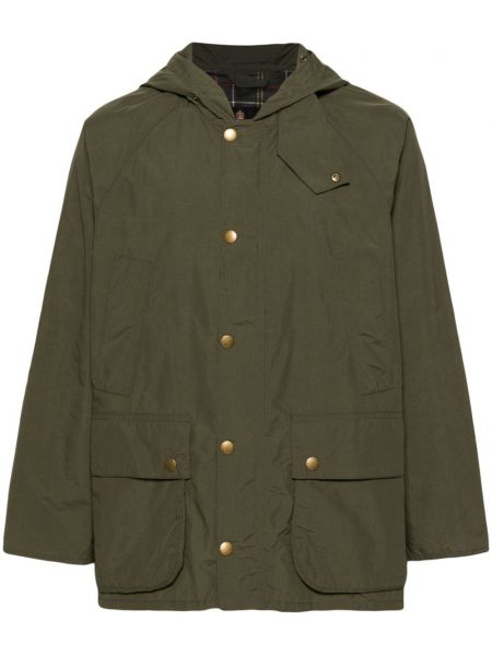 Lange jacke mit kapuze Barbour International grün