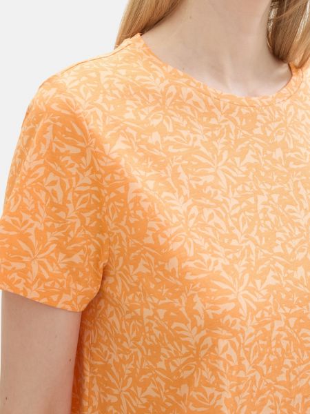T-shirt Tom Tailor arancione