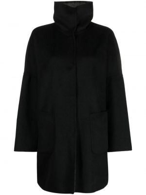 Obojstranný kabát Emporio Armani čierna