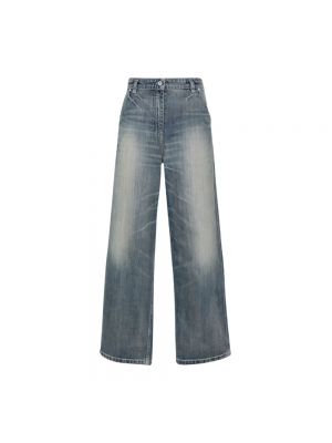 Niebieskie proste jeansy Kenzo