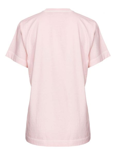 T-shirt en coton Pinko rose
