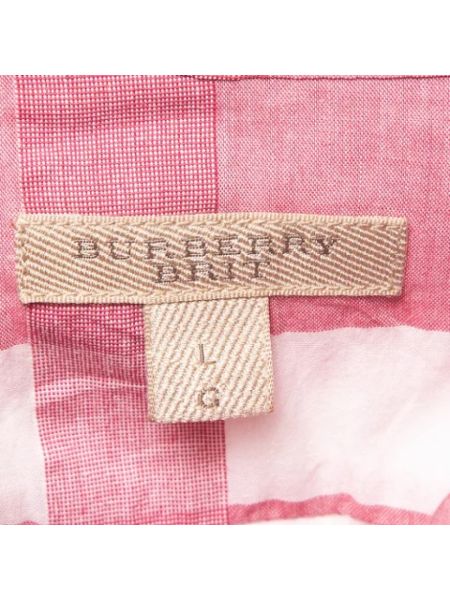 Top retro Burberry Vintage rosa