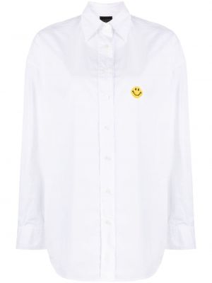 Βαμβακερό πουκάμισο Joshua Sanders λευκό