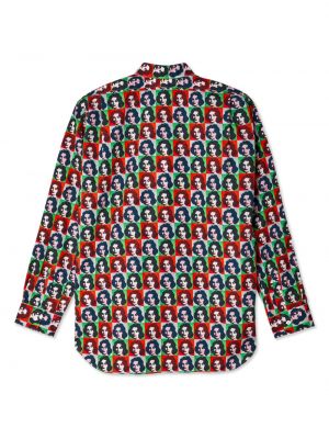 Hemd aus baumwoll mit print Comme Des Garçons Shirt rot