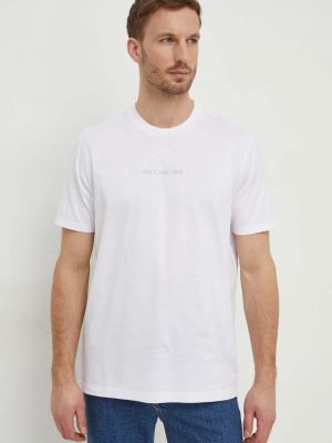 Koszulka bawełniana z nadrukiem Paul&shark biała
