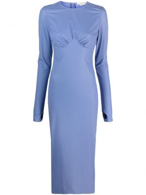 Midi šaty Alessandro Vigilante modrá