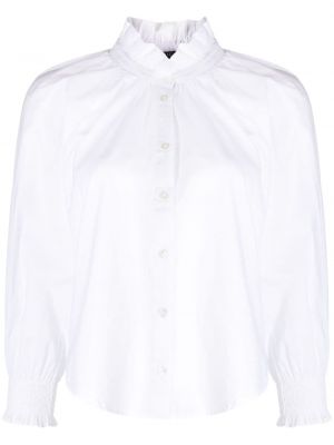 Chemise en coton à volants Veronica Beard blanc