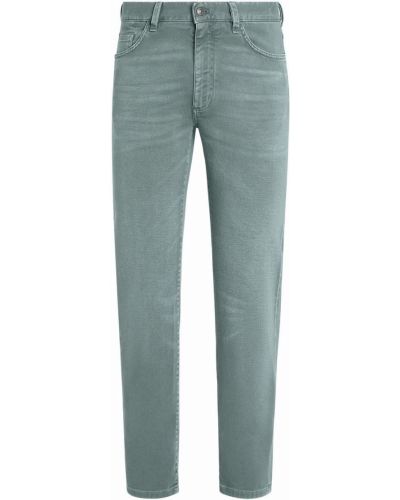 Jeans med normal passform Zegna grön