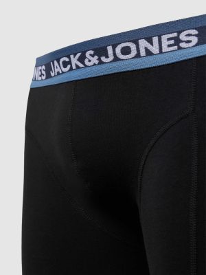 Bokserki slim fit Jack & Jones Plus czarne