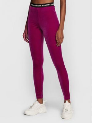 Leggings slim fit Versace Jeans Couture violet