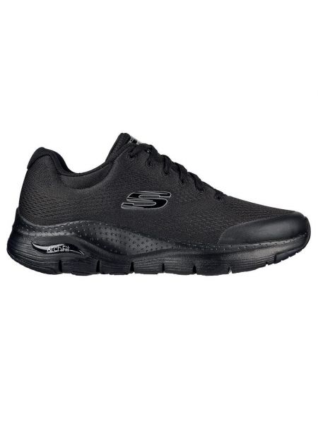 Спортивные кроссовки на шнуровке Skechers черные