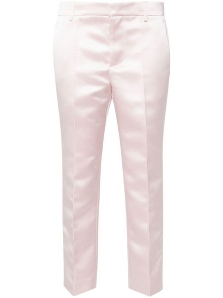Pantaloni din satin Philosophy Di Lorenzo Serafini roz