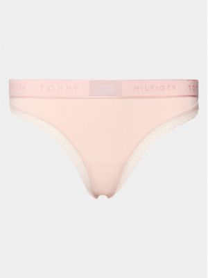 Kalhotky string Tommy Hilfiger růžové