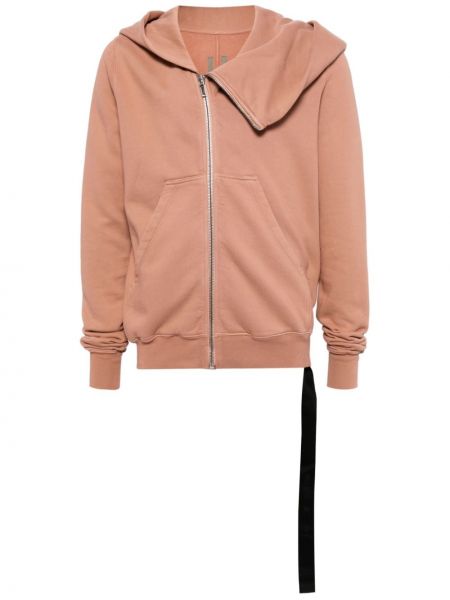 Asymmetrischer hoodie aus baumwoll Rick Owens Drkshdw pink