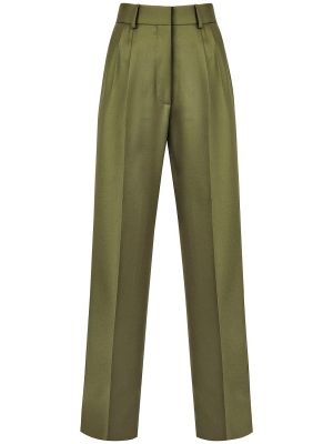 Vlněné kalhoty Blazé Milano zelené