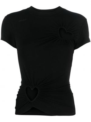 T-shirt de motif coeur Ambush noir