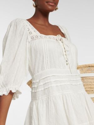 Bavlněné šaty Rixo bílé