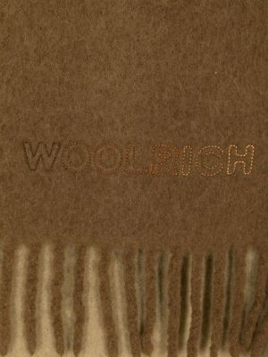 Siuvinėtas šalikas Woolrich ruda
